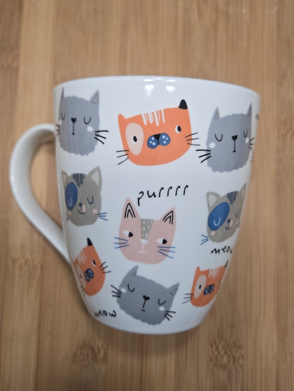 Pfaltzgraff Kitty Cats Purr-fect Mug Coffee Cup, purrrrr  meow! merm?